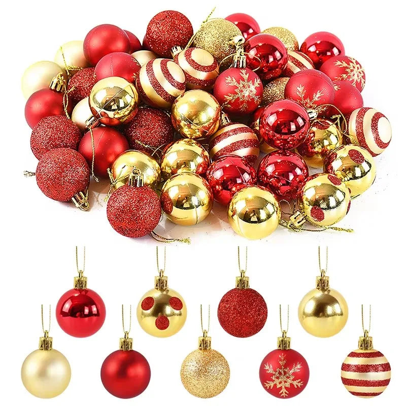 50 bolas de natal decoração