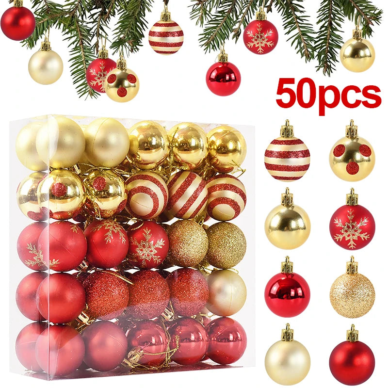 50 bolas de natal decoração